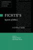 Fichte's System of Ethics