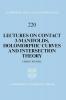 Lectures on Contact 3-Manifolds Holomorphic Curves and Intersection Theory