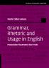 Grammar Rhetoric and Usage in English