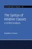 The Syntax of Relative Clauses