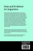 Data and Evidence in Linguistics