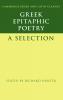 Greek Epitaphic Poetry