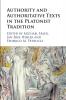 Authority and Authoritative Texts in the Platonist Tradition