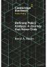 Defining Policy Analysis
