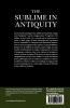 The Sublime in Antiquity