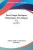 Passe Temps Poetiques Historiques Et Critiques V2 (1757)