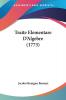 Traite Elementare D'Algebre (1773)