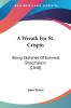 A Wreath For St. Crispin