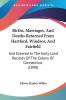 Births Marriages And Deaths Returned From Hartford Windsor And Fairfield