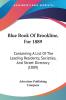 Blue Book Of Brookline For 1889