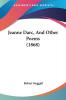 Jeanne Darc And Other Poems (1868)