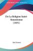 De La Religion Saint-Simonienne (1831)