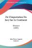 De L'Importation Du Jury Sur Le Continent