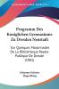 Programm Des Koniglichen Gymnasiums Zu Dresden Neustadt