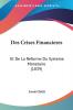 Des Crises Financieres