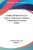 ""Estudio Hist������rico de las Leyes y Colecciones Antiguas y Modernas de Espa�����a"" es un libro escrito por Martin Ram������rez De Helguera en 1885. En este libro, el autor realiza un estudio hist������rico sobre las leyes y colecciones antiguas y modernas de Espa�����a. Se exploran las diferentes leyes y colecciones desde la �����poca romana hasta la �����poca moderna, incluyendo la �����poca visigoda, la �����poca de los Reyes Cat������licos y la �����poca de los Borbones. El autor tambi�����n analiza c������mo estas leyes y colecciones han influido en la sociedad espa�����ola a lo largo de la historia. Este libro es una importante fuente de informaci������n para aquellos interesados en la historia del derecho en Espa�����a.""This Book Is In Spanish.This scarce antiquarian book is a facsimile reprint of the old original and may contain some imperfections such as library marks and notations. Because we believe this work is culturally important, we have made it available as part of our commitment for protecting, preserving, and promoting the world's literature in affordable, high quality, modern editions, that are true to their original work.