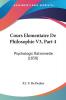 Cours Elementaire De Philosophie V3 Part 4