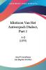 Idioticon Van Het Antwerpsch Dialect Part 1
