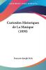 Curiosites Historiques de La Musique (1830)
