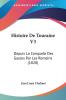 Histoire De Touraine V3: Depuis La Conquete Des Gaules Par Les Romains (1828) est un livre de Jean Louis Chalmel qui relate l'histoire de la r�����gion de Touraine, en France, depuis la conqu������te romaine jusqu'������ la fin du XVIIIe si�����cle. Le livre est le troisi�����me tome d'une s�����rie qui explore l'histoire de la Touraine et qui a �����t����� publi�����e pour la premi�����re fois en 1828. Le livre est �����crit en fran�����ais et comprend des d�����tails sur les batailles, les �����v�����nements politiques, les personnalit�����s importantes et les d�����veloppements culturels qui ont fa�����onn����� la r�����gion au fil des si�����cles. Le livre est une ressource pr�����cieuse pour les historiens, les chercheurs et les passionn�����s d'histoire qui s'int�����ressent ������ la Touraine et ������ son riche patrimoine historique.This Book Is In French.This scarce antiquarian book is a facsimile reprint of the old original and may contain some imperfections such as library marks and notations. Because we believe this work is culturally important, we have made it available as part of our commitment for protecting, preserving, and promoting the world's literature in affordable, high quality, modern editions, that are true to their original work.