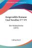 Ausgewahlte Romane Und Novellen V7-V9