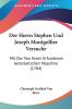 Der Herrn Stephen Und Joseph Montgolfier Versuche