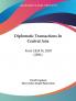 Diplomatic Transactions In Central Asia