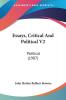 Essays Critical And Political V2