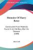 Memoirs Of Harry Rowe