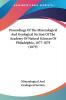 Proceedings Of The Mineralogical And Geological Section Of The Academy Of Natural Sciences Of Philadelphia 1877-1879 (1879)