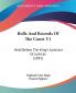 Rolls And Records Of The Court V1