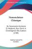 Nomenclature Chimique