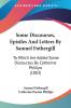 Some Discourses Epistles And Letters By Samuel Fothergill