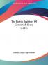 The Parish Registers Of Greensted Essex (1892)