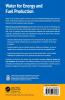 Water for Energy and Fuel Production