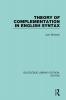 Theory of Complementation in English Syntax