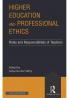 Higher Education and Professional Ethics