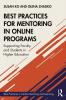 Best Practices for Mentoring in Online Programs