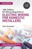 Iet Wiring Regulations: Electric Wiring for Domestic Installers