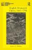 English Dramatick Opera 1661-1706