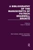 Bibliography of the Manuscripts of Patrick Branwell Brontë
