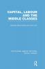 Capital Labour and the Middle Classes (RLE Social Theory)