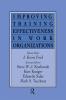 Improving Training Effectiveness in Work Organizations