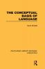Conceptual Basis of Language (RLE Linguistics A: General Linguistics)