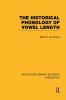 Historical Phonology of Vowel Length (RLE Linguistics C: Applied Linguistics)