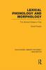 Lexical Phonology and Morphology (RLE Linguistics A