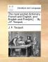 The Royal Pocket Dictionary French and English and English and Fren[ch;] ... by J.F. Tocquot ...