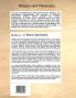 The Morals of Confucius a Chinese Philosopher ... Being One of the Choicest Pieces of Learning Remaining of That Nation. the Second Edition.