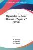 Opuscules De Saint Thomas D'Aquin V7 (1858)