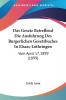 Das Gesetz Betreffend Die Ausfuhrung Des Burgerlichen Gesetzbuches In Elsass-Lothringen: Vom April 17 1899 (1899)